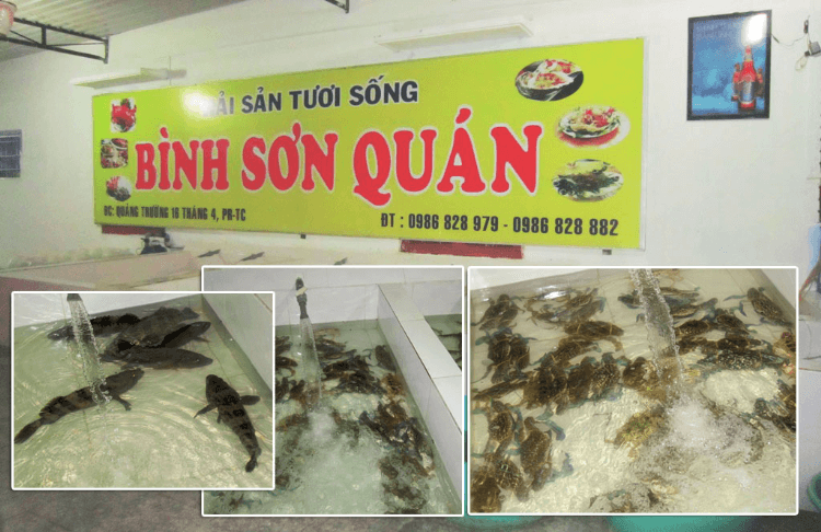 Nhà hàng hải sản Phan Rang - Nhà hàng Bình Sơn Quán