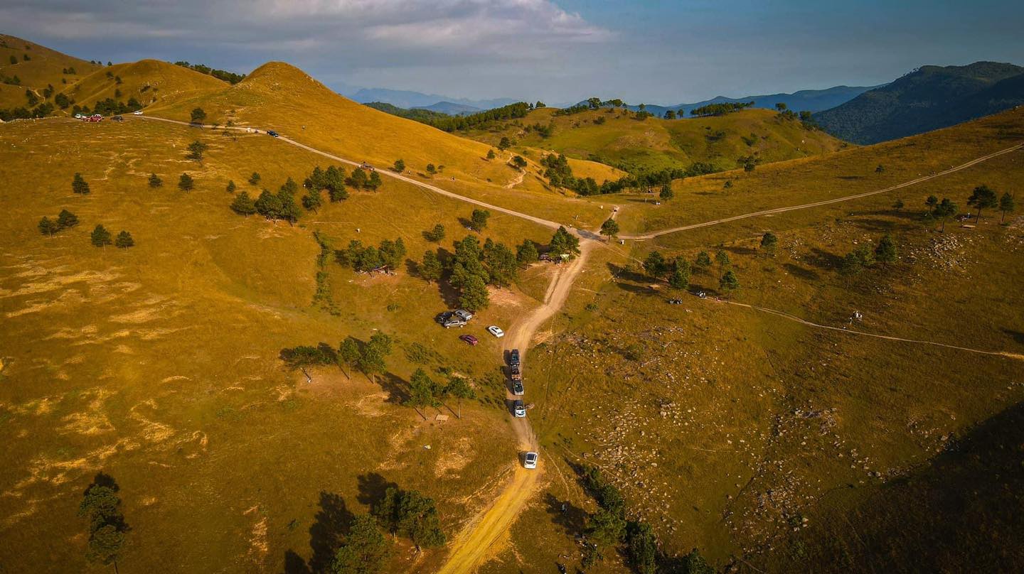 Trãi nghiệm cấm trại trên đỉnh Phượng Hoàng mùa cỏ cháy