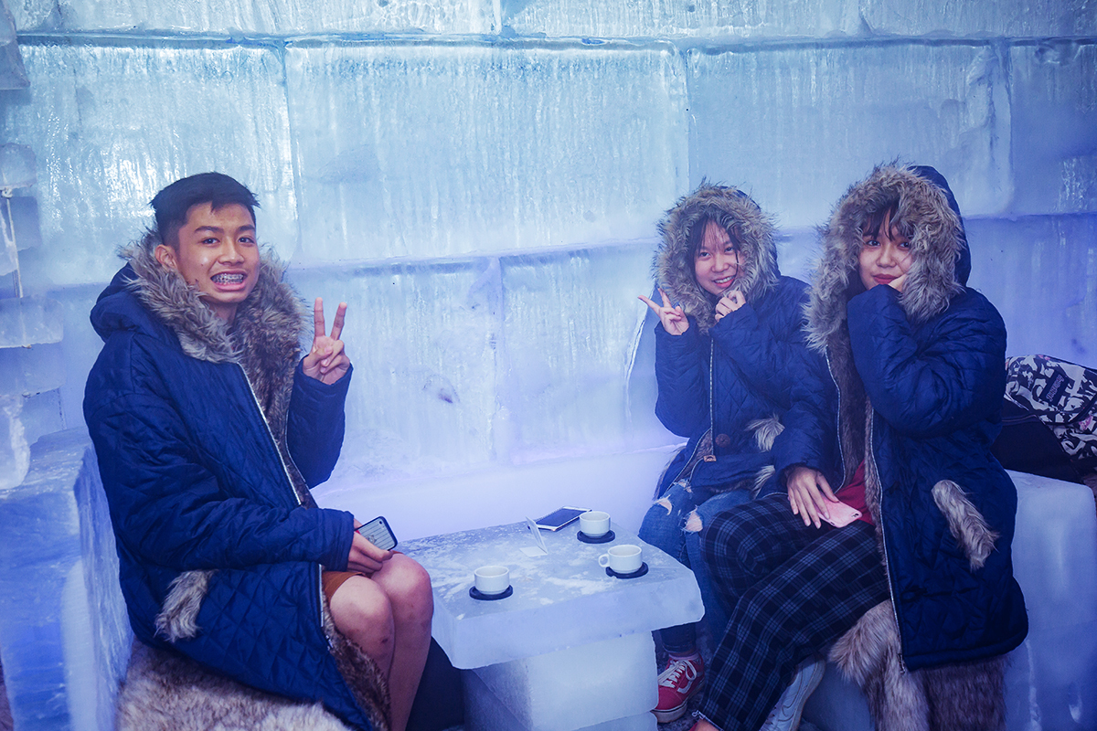 Quán cà phê băng tuyết đầu tiên ở Hà Nội