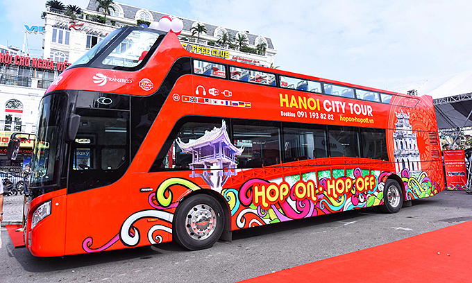 Trải nghiệm xe buýt hai tầng miễn phí ở Hà Nội dịp lễ 30/4