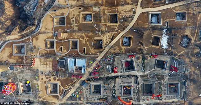 Làng cổ 4000 năm tuổi nằm dưới lòng đất ở Trung Quốc