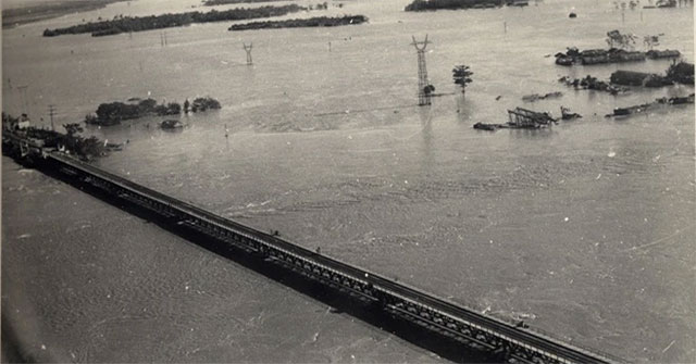 Những hình ảnh về trận đại hồng thủy ở miền Bắc năm 1971