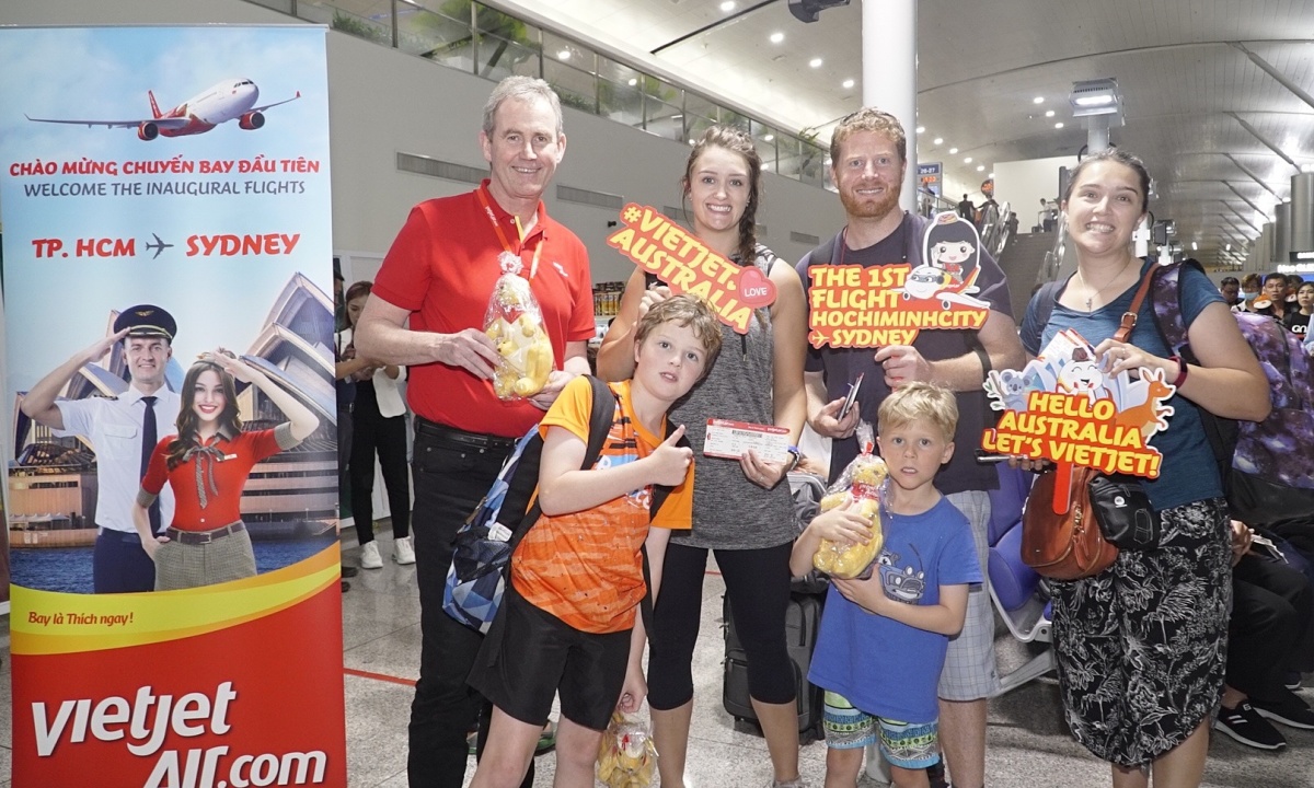 Vietjet khai trương đường bay thẳng Sydney